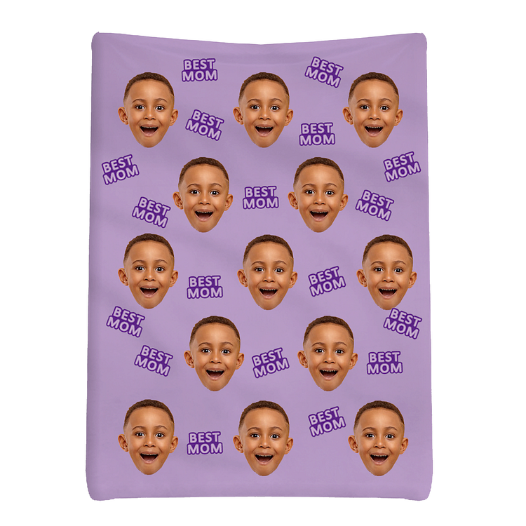 BlanketCute-Personalized Blanket with Photo-Best Mom