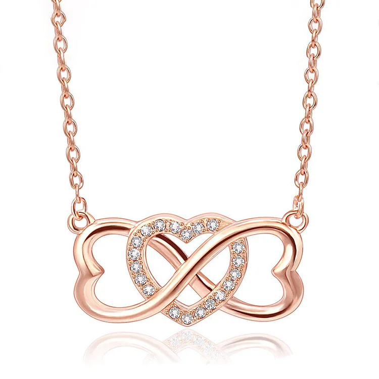 For Granddaughter - S925 Always Keep Me in Your Heart for You are Always in Mine Infinity Necklace