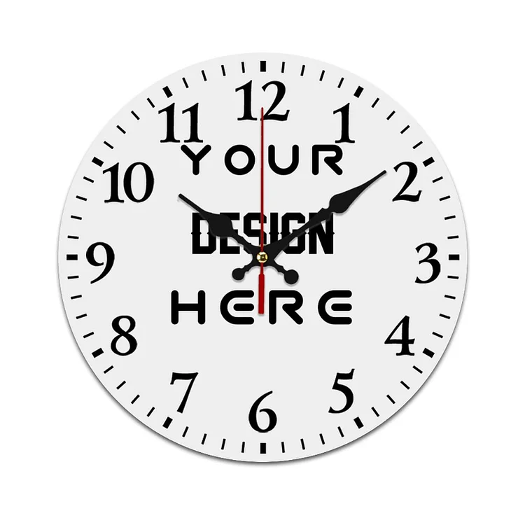 Personalized Design  Wall Decor Fashion PVC Wall Clock Full Print