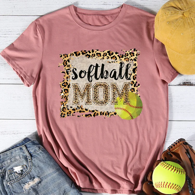 AL™ Softball mom T-shirt Tee -01223-Annaletters