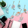 8pcs Flower High Heels DIY Diamond Painting Double Sided Keychains