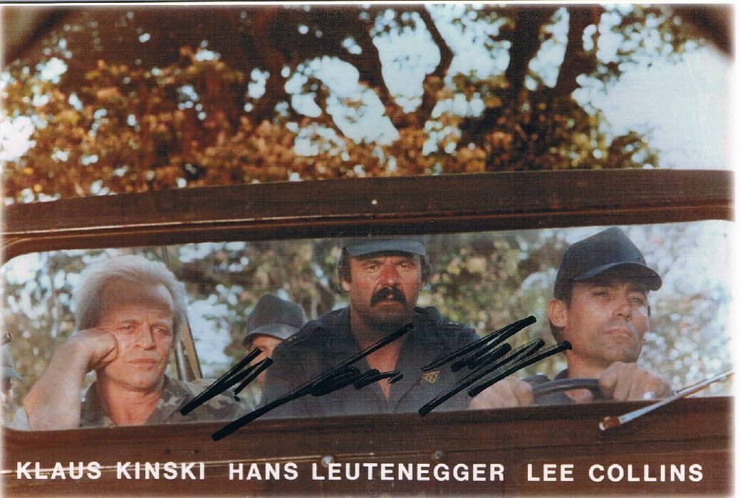 Hans Leutenegger 1940- autograph 4x6