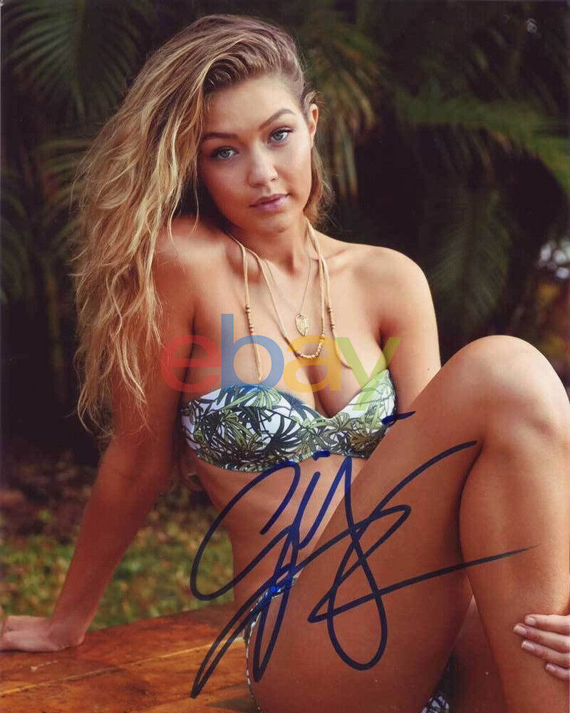 Gigi Hadid SIgned 8x10 Photo Poster painting reprint (2)