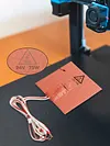 24V 75W Heater Pad Plate with NTC 100K Thermistor for VONON 0.1/0.2 3D Printer