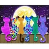 uk.everydayedeals (Limited Stock)Diamond Painting - Full Square - Moon Cat