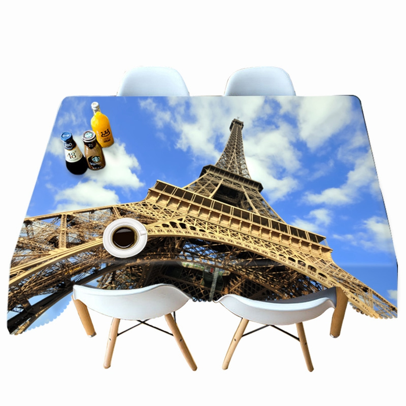 

Historical Buildings - 3D Tablecloth, 140*140cm, 501 Original