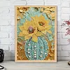 Diamond Painting-DIY Sparkling Special Shaped Pearl Drill Sunflowers(30x40cm)