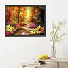 Landscape - 3 strands 11CT Stamped Cross Stitch 40*50cm