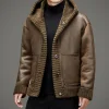 Winter Reversible Sherpa Lapel Thickened Warm Jacket