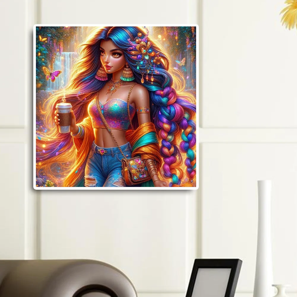 Diamond Painting - Full Round Drill - Beauty(Canvas|40*40cm)