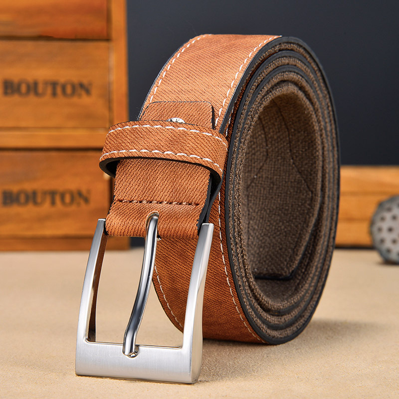 Mens Belt Casual Splicing Belt