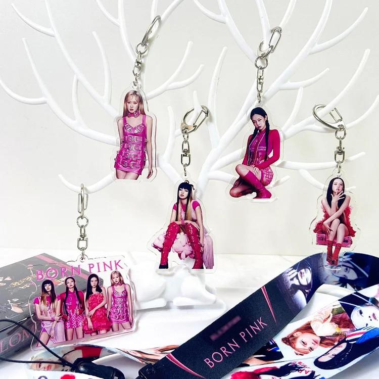 BLACKPINK BORN PINK Creative Keychain [blackpink-born-pink-creative-keychain]  - $10.99 : #1 BTS Merch Shop, BT21 Store, BTS Merchandise