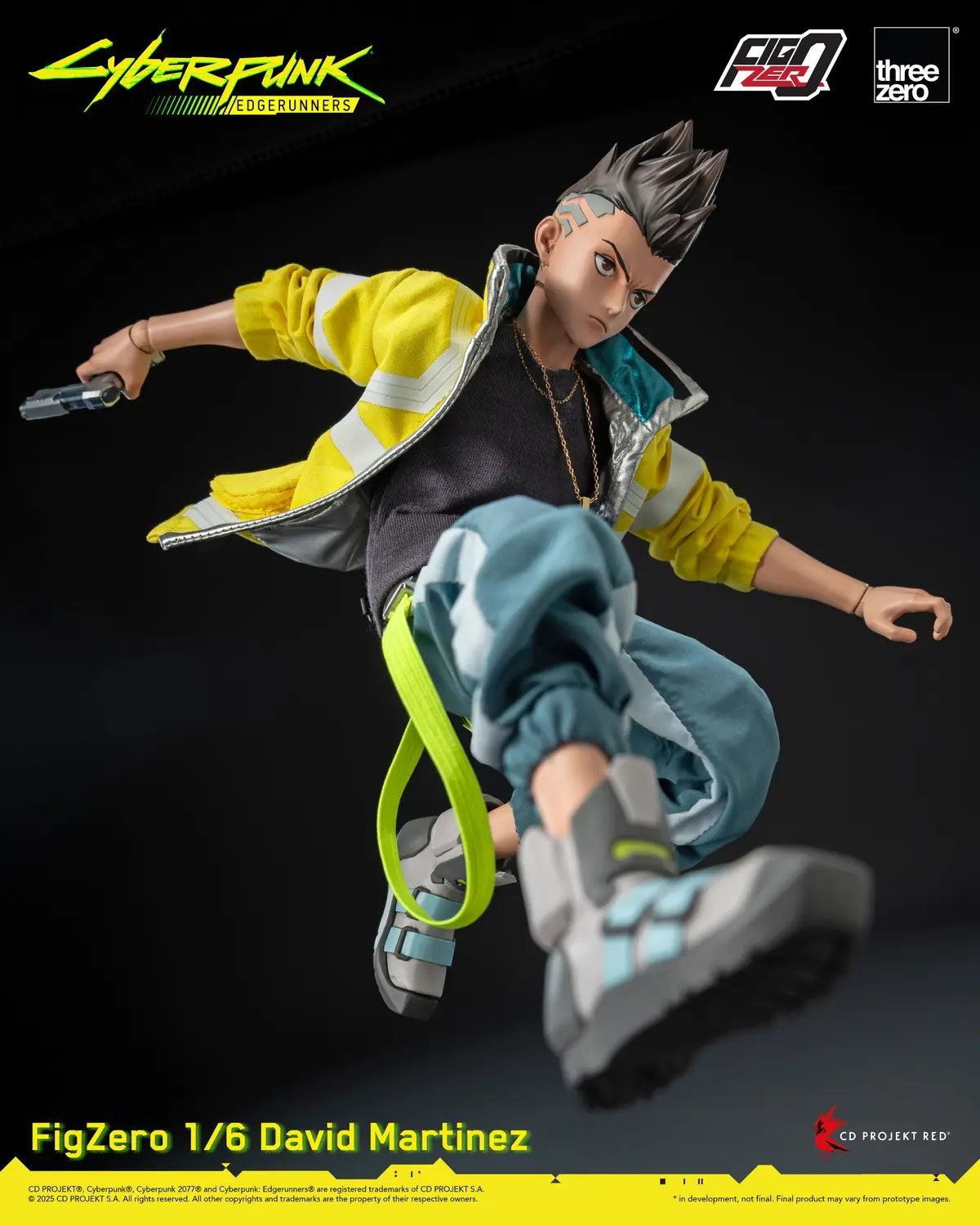 Threezero - Cyberpunk: Edgerunners FigZero 1/6 David Martinez 3Z05990W0 (Licensed) Action Figure-