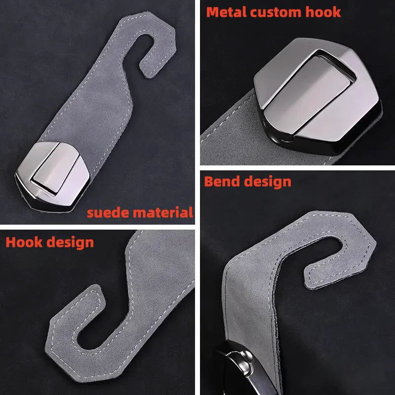 Car Hook Hidden Magnetic Seat Back Storage Hook（2PCS）