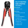 Crimper Cable Cutter Adjustable Automatic Wire Stripper Multifunctional Stripping Crimping Pliers Terminal Hand Tool