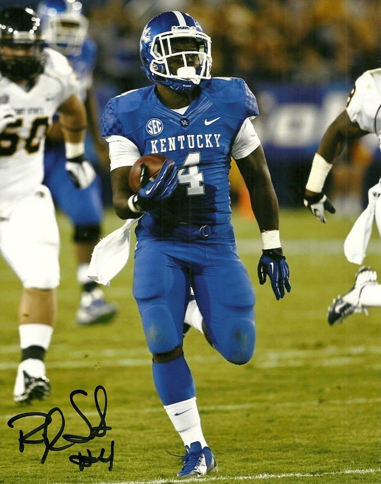 RAYMOND SANDERS HAND SIGNED KENTUCKY WILDCATS 8X10 Photo Poster painting W/COA