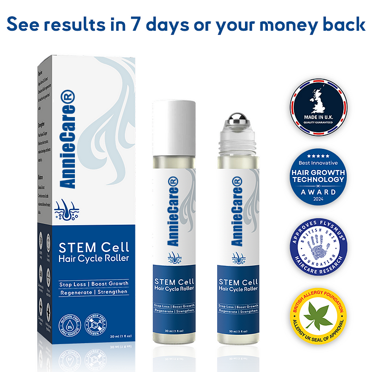 Official Store: Institute of Trichologists Recommended | AnnieCare® STEM Cell Hair Cycle Roller - Visible Results in 7 Days (🔥UP TO 70% OFF)