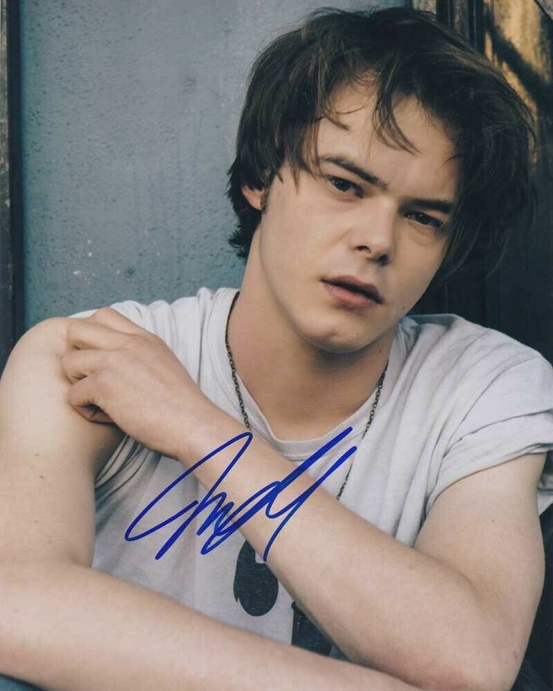 Charlie Heaton Stranger Things 8 X 10 Autographed / Signed Photo Poster painting (REPRINT #12)