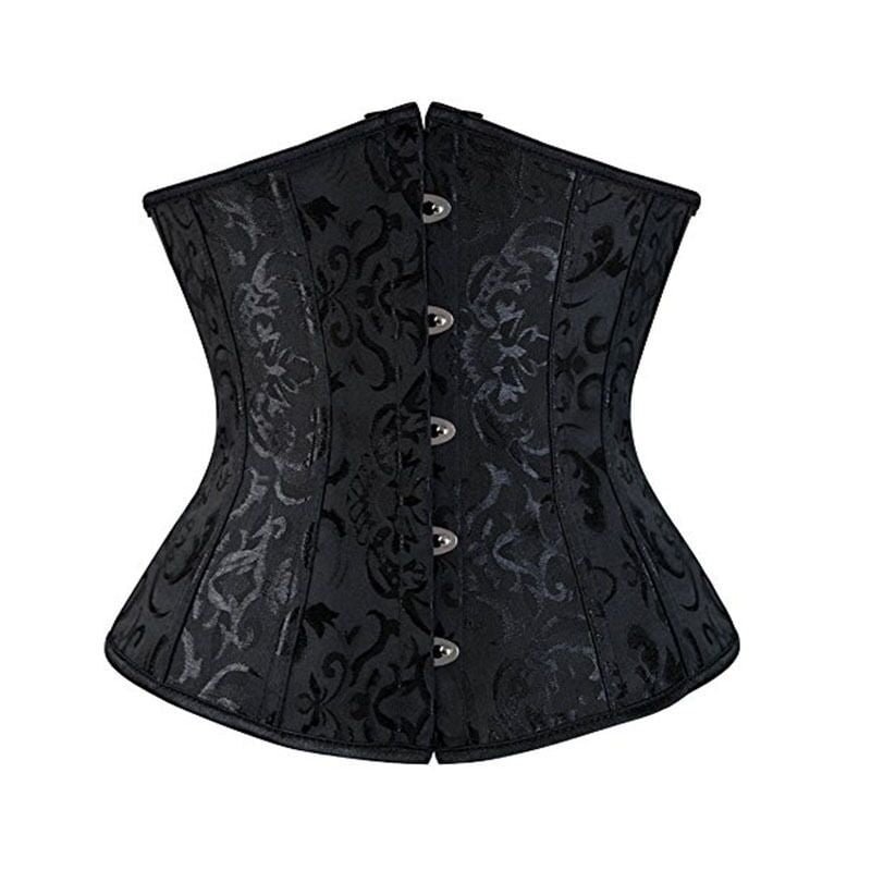 Sexy Corset Underbust Two pieces Waist Cincher Corsets Gothic Corset Top Bustier Plus Size Women's clothing Black S-6XL Vest