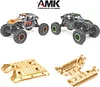 AMK Brass Gearbox Mount Base for Axial RC Crawler 1/18 UTB18 Capra Unlimited Trail Buggy RTR Upgrade Part (F - RC Car Gearbox Holder)