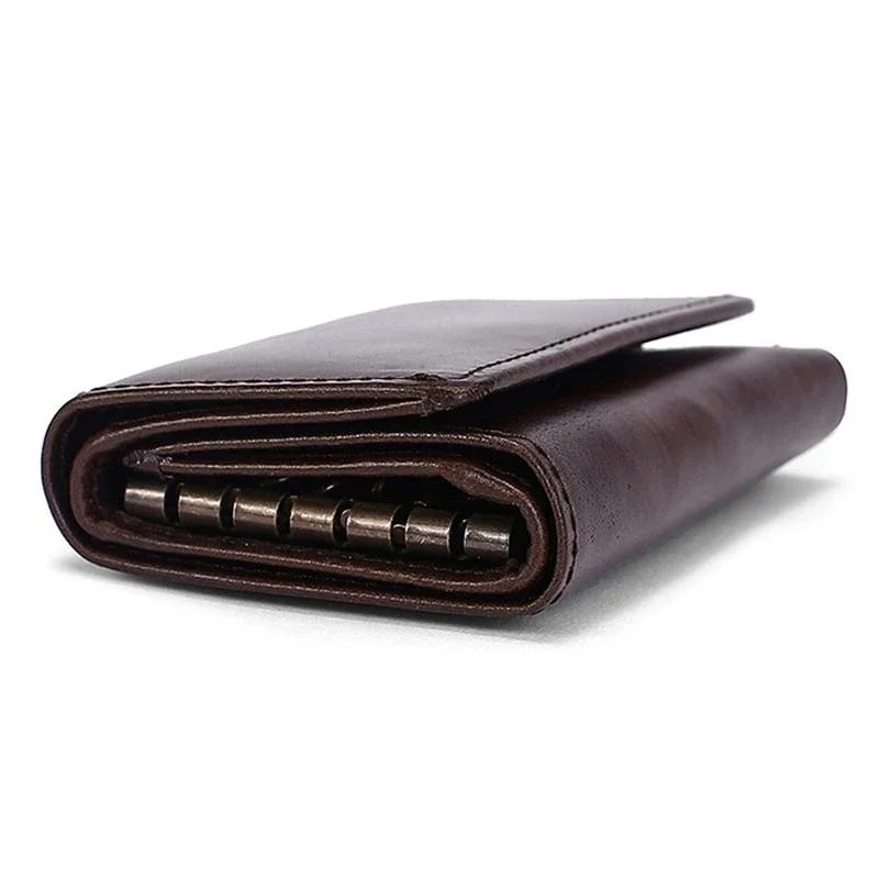 Small Casual Leather Key Case Change Purse