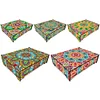 Wood Mandala Diamond Painting Jewelry Storage Box for Necklaces Earrings Rings