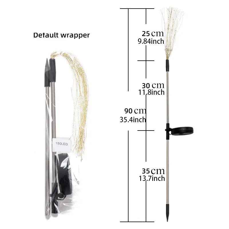 Tegooe Solar Powered Garden Starburst Lights - Outdoor Decorative Cluster Lamp