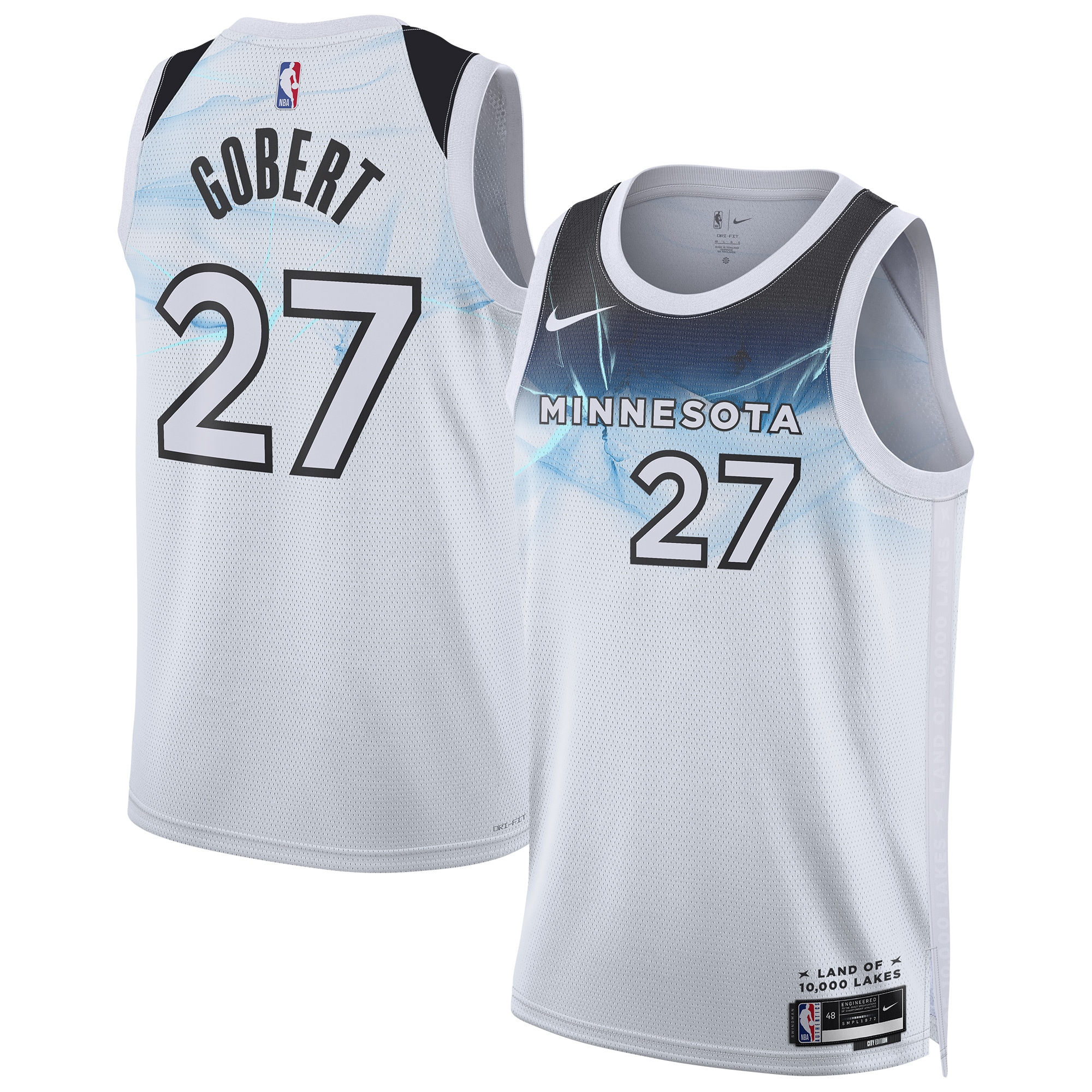 Unisex Minnesota Timberwolves Rudy Gobert White 2024/25 Swingman Jersey - City Edition mysite
