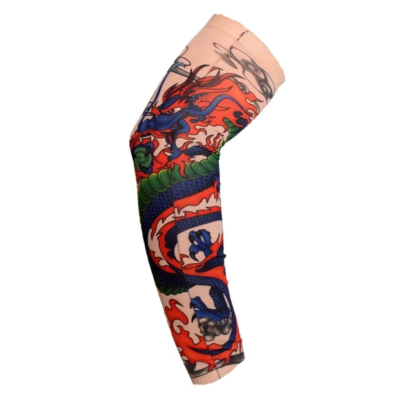 Punk Stripe Polyester Unisex Riding Sleevelet