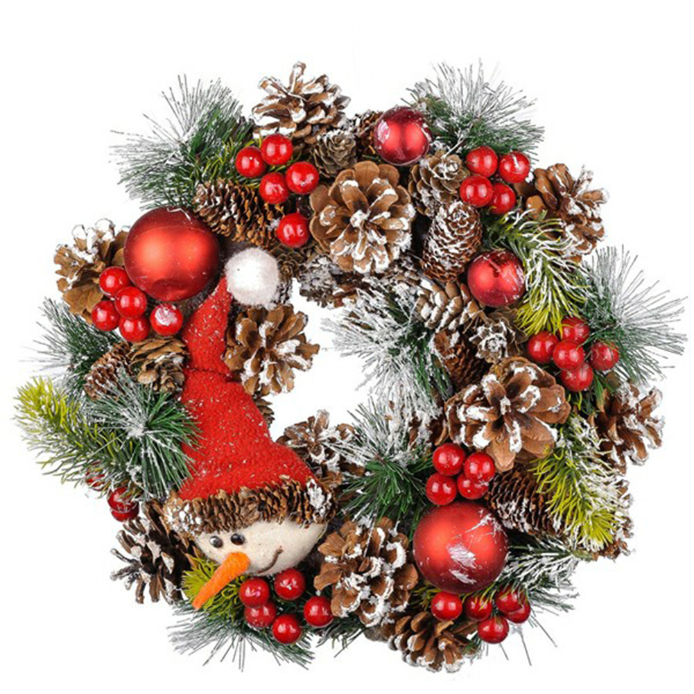 

Christmas Wreath - Round Drill Diamond Painting - 40*40CM, 501 Original
