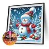Diamond Painting -DIY Round Drill Snowman(40x40cm)