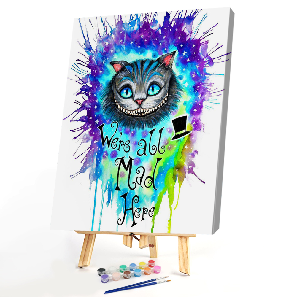 

30*40CM Paint By Numbers-Funny Cat, 501 Original