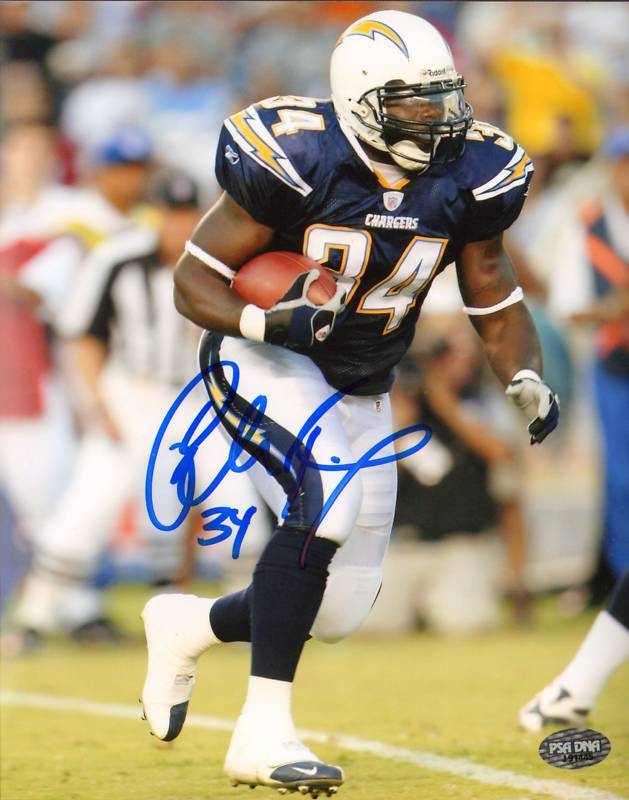 Andrew Pinnock Signed Chargers Football 8x10 Photo Poster painting PSA/DNA COA Picture Autograph