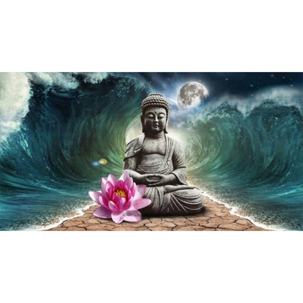 

Zen Buddha - Square Drill Diamond Painting - 80*40CM (Big Size), 501 Original