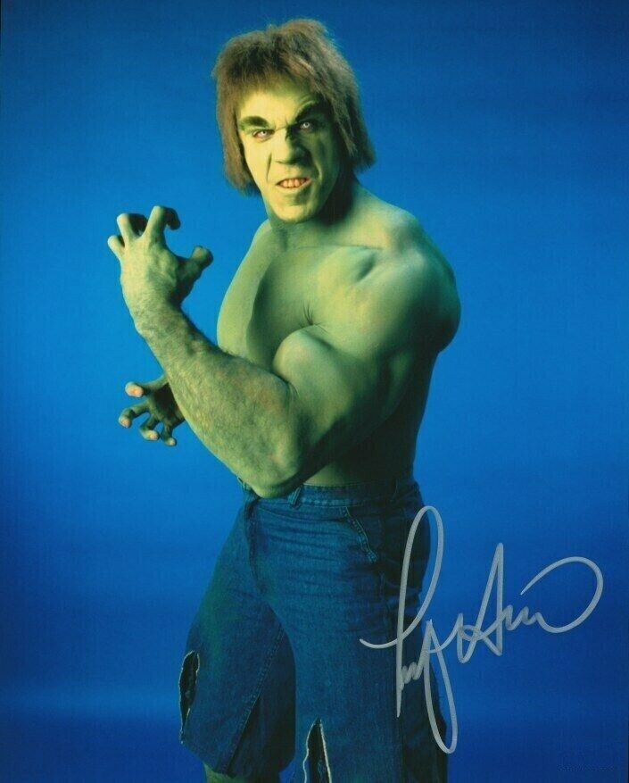 Lou Ferrigno Autographed Signed 8x10 Photo Poster painting ( The Incredible Hulk ) REPRINT