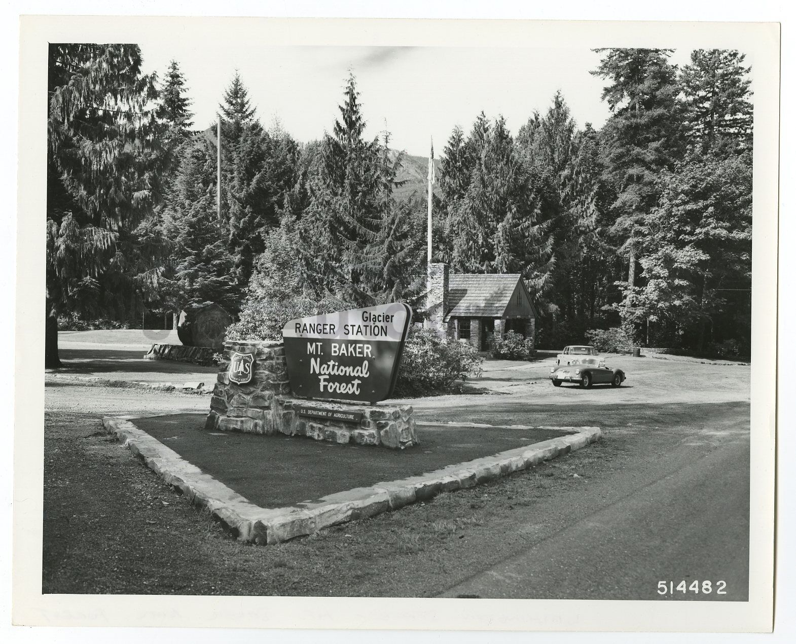 Washington State History - Glacier Ranger District - Vintage 8x10 Photo Poster paintinggraph