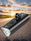 Digital Display Bicycle High-Beam Headlights Cycling Front Flashlight MTB Parts