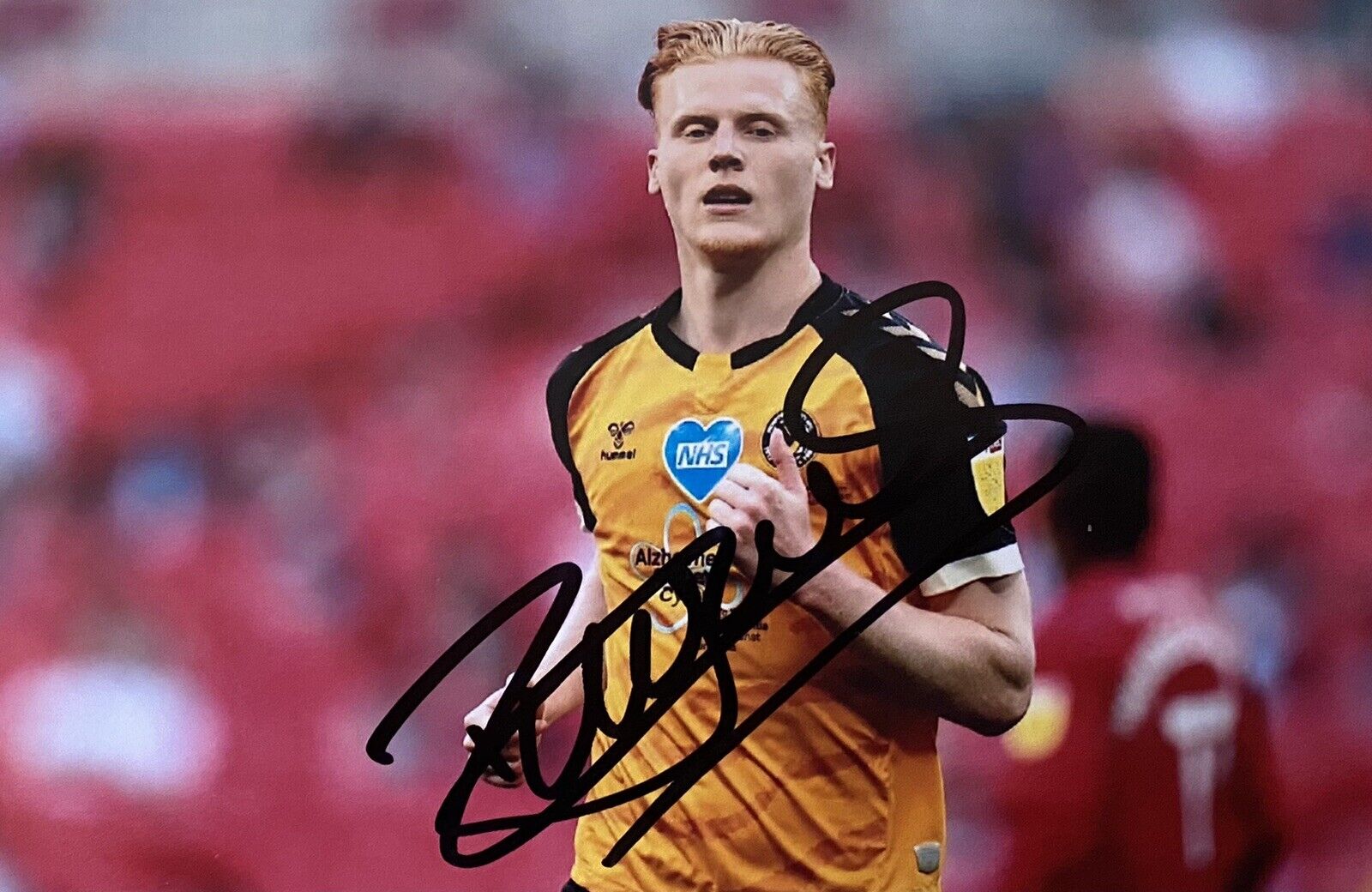 Ryan Haynes Genuine Hand Signed Newport County 6X4 Photo Poster painting 2