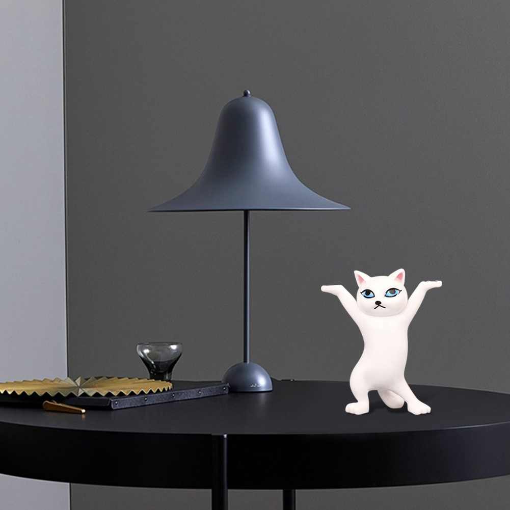 

Cartoon Cat Pen Holder Resin Dancing, 501 Original