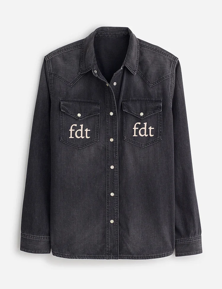FDT Printed Denim Shirt