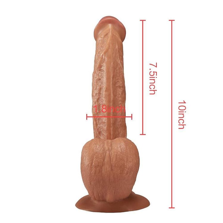 【B3G1F】Huge 10-Inch Dildo with 3D Balls