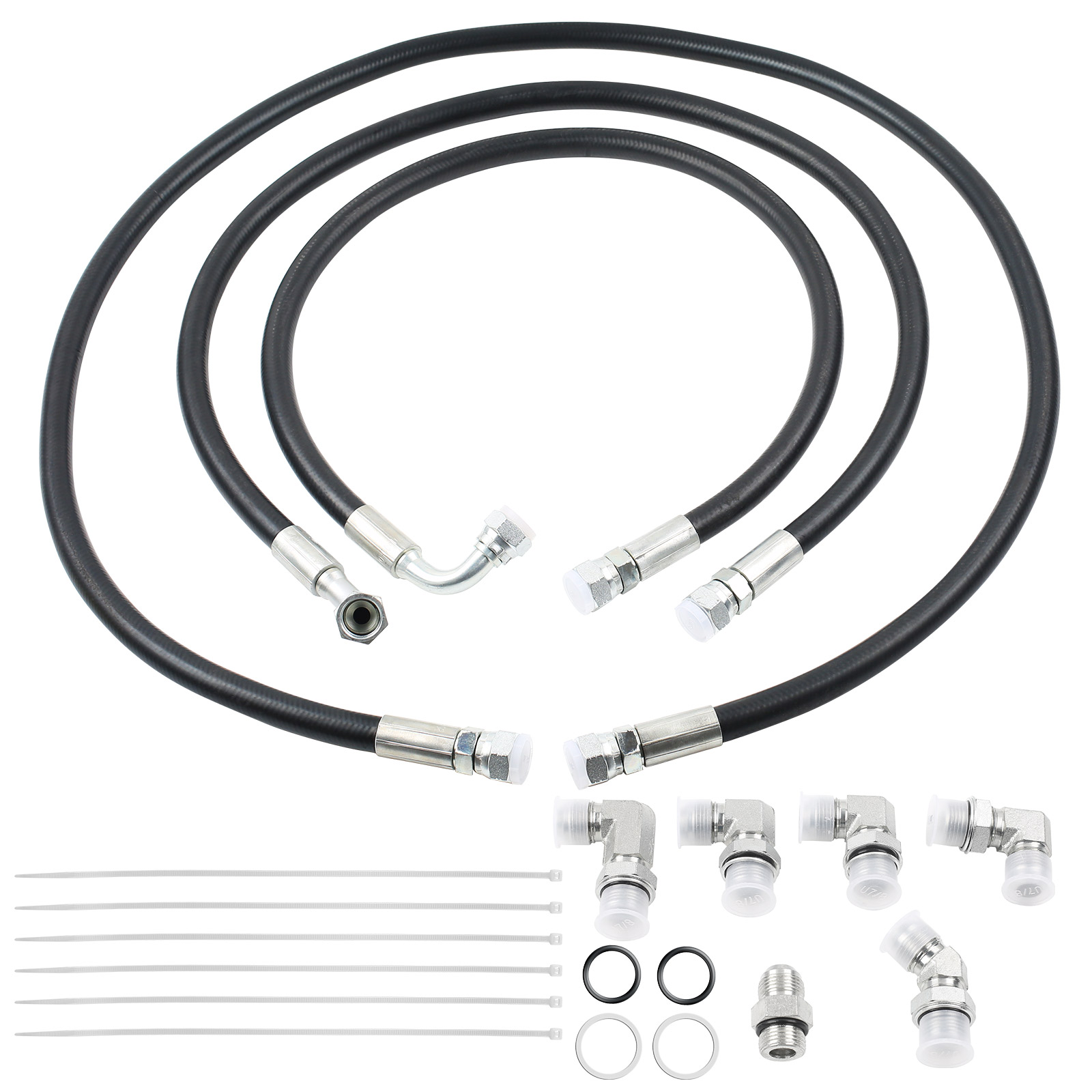 Upgrade Transmission Cooler Lines Hoses with Fittings Adapters ...