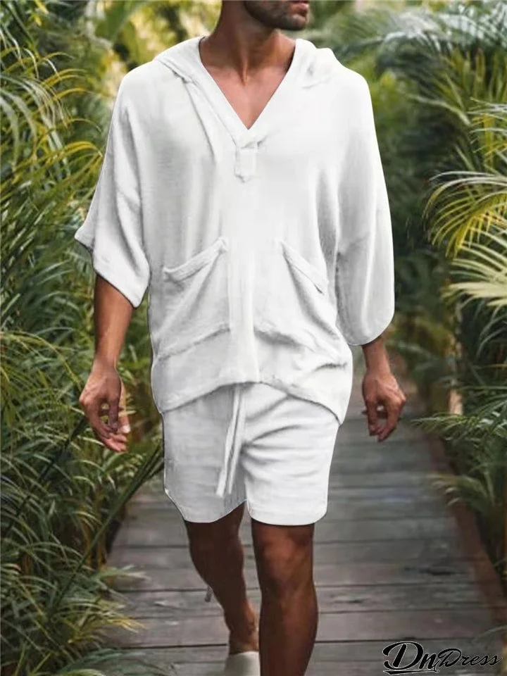 Men's Summer Holiday Beach Linen Outfits