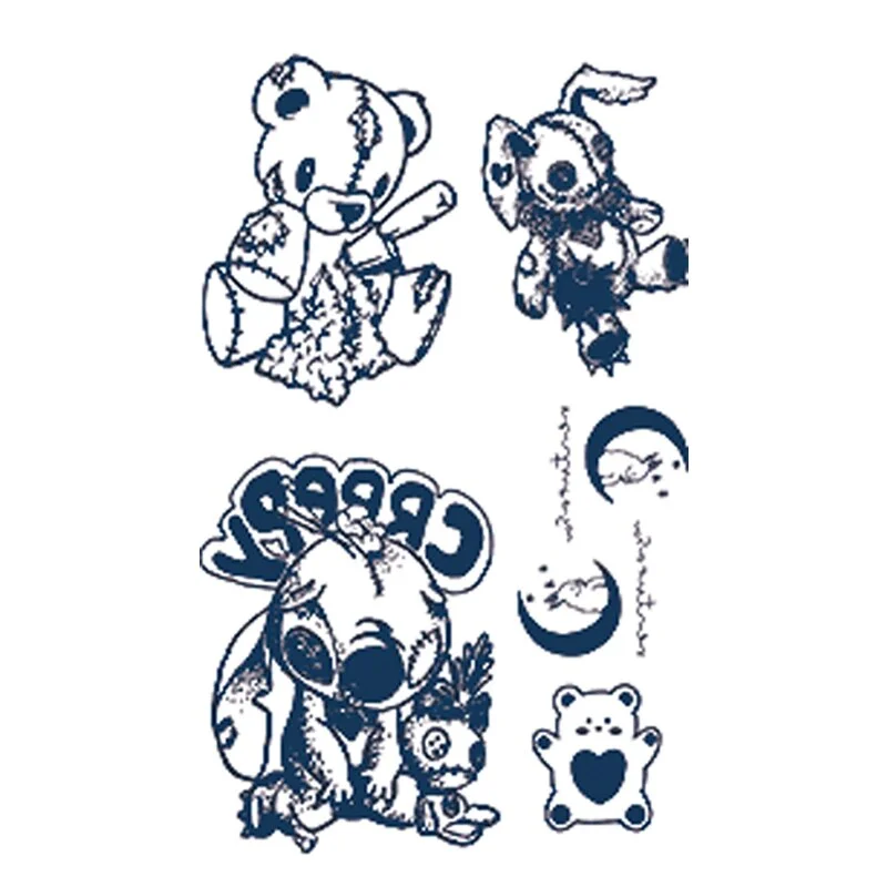 GHHF51-200 herbal juice tattoo stickers semi-permanent lasting men and women tattoo waterproof sweat plant juice tattoo stickers