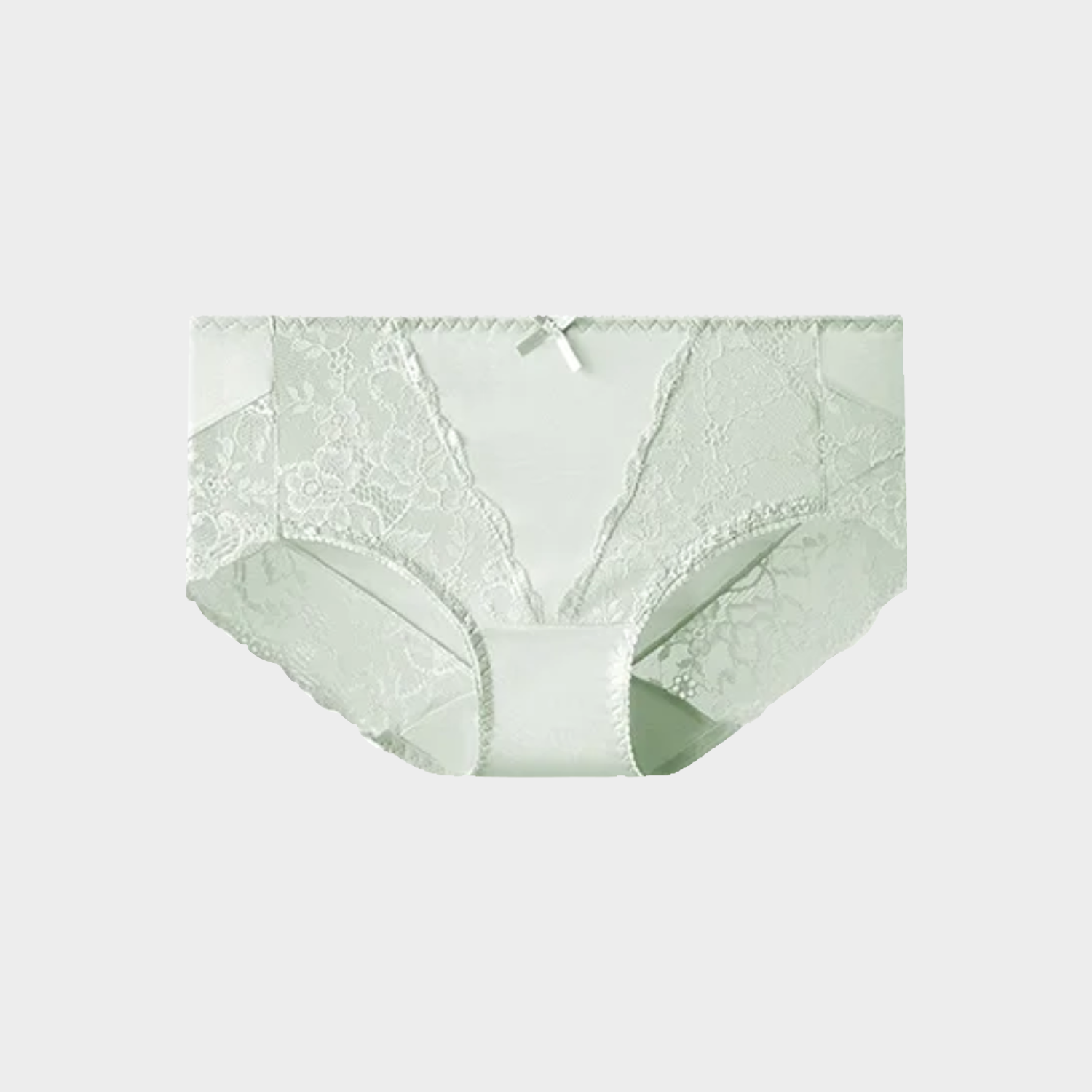 100% Silk Lace Panties Mid-Waist Breathable REAL SILK LIFE