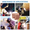 60 Pcs 5% Silver Brazing Rods - 1.3x3.2x250mm Flat Solder Alloy for HVAC & Plumbing Welding (Boxed)