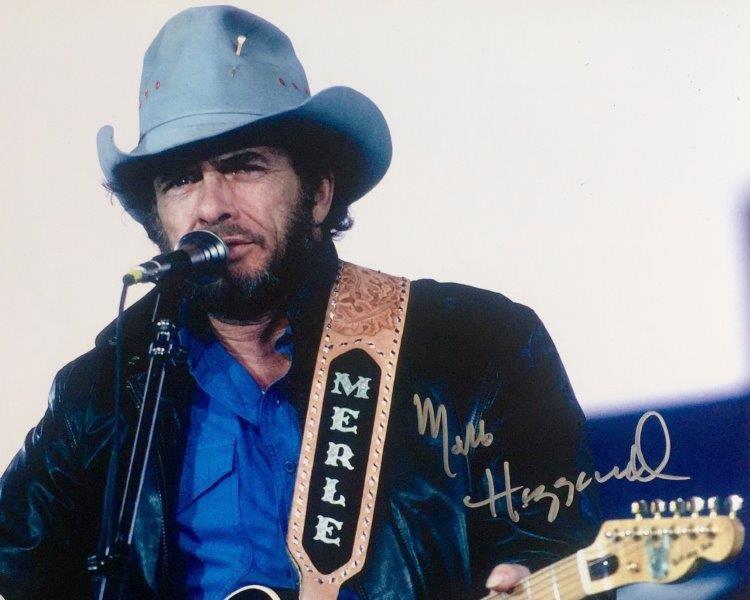 REPRINT - MERLE HAGGARD Country Autographed Signed 8 x 10 Photo Poster painting Poster Man Cave