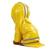 Clothes For Dogs Dog Raincoat Reflective Strip Pet Dog Clothes Raincoat For Small Medium Puppy Dog 3 Color 100% Waterproof