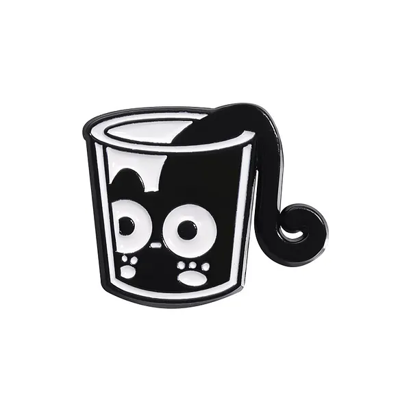 Foto del pin Gato Misterioso Bebiendo