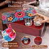 Mandala DIY Diamant Kunst Holz Aufbewahrungsbox Diamond Painting Aufbewahrungsbox